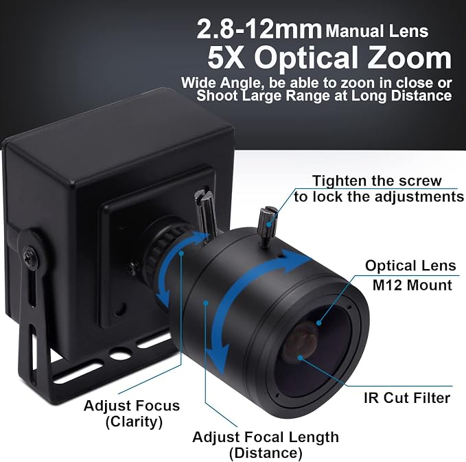 2.8-12mm Varifocal Lens (0.01lux)