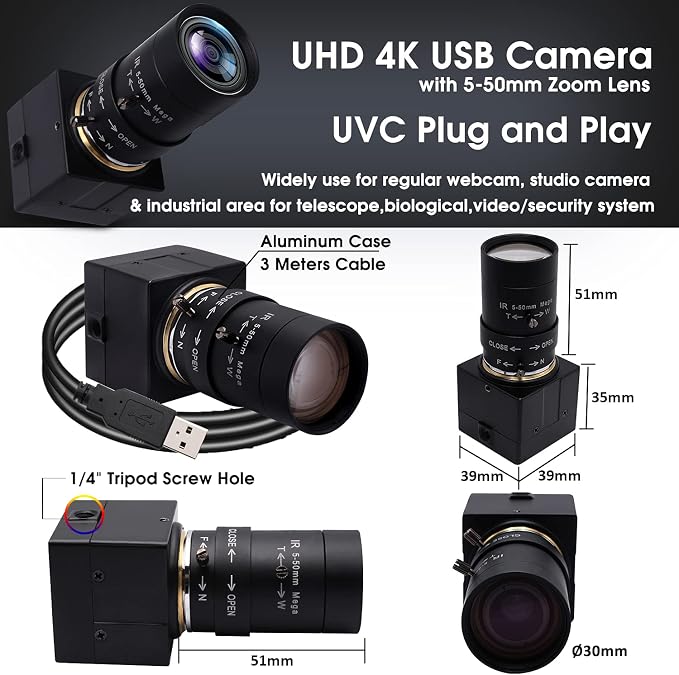 5-50mm Varifocal Lens