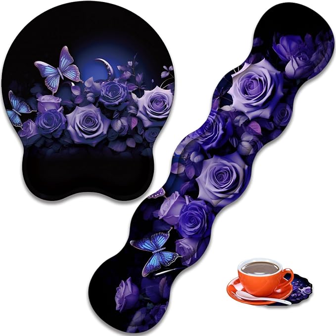 Purple Roses and Butterflies