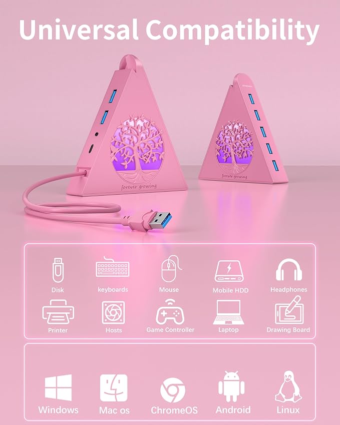 3-Tree Pink