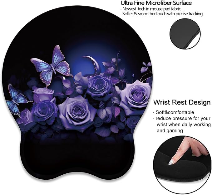 Purple Roses and Butterflies