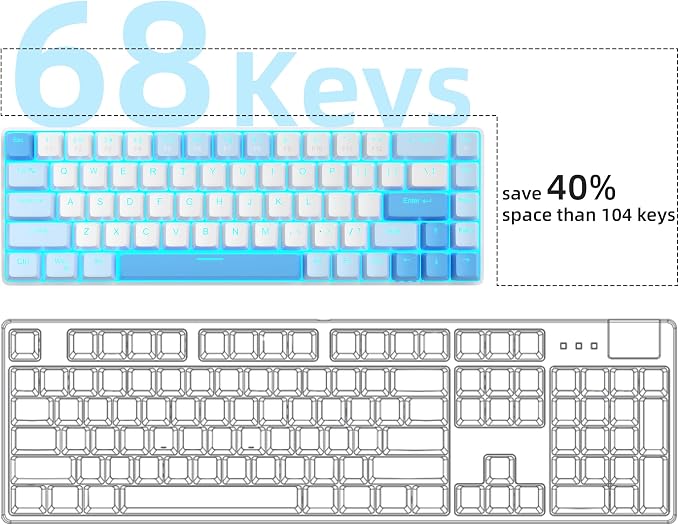 Sky Blue/Red Switch