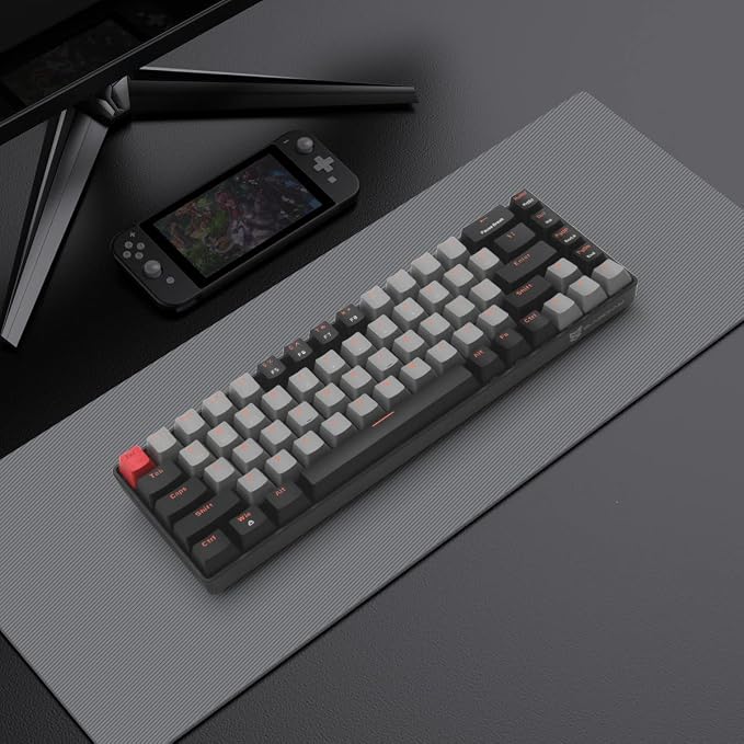 Blue Switch Black & Grey Combo Color