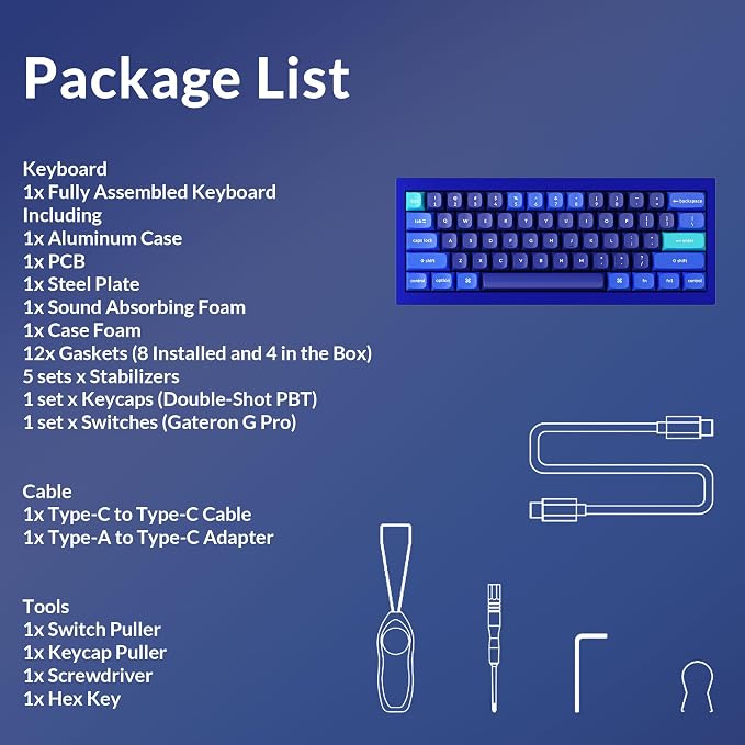 Blue (Gateron G Pro Blue Switch)