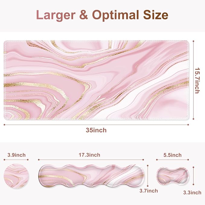 Pink Gold Marble