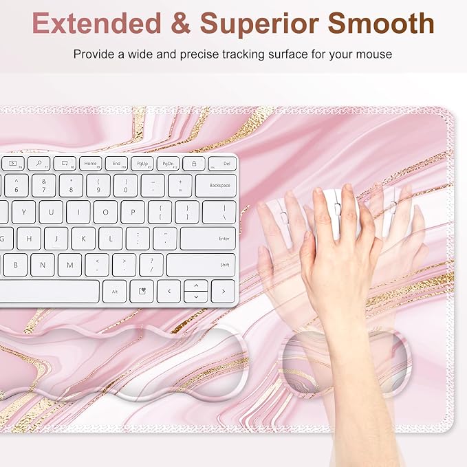 Pink Gold Marble