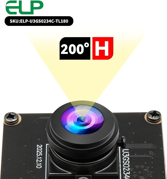 180° Fisheye Lens