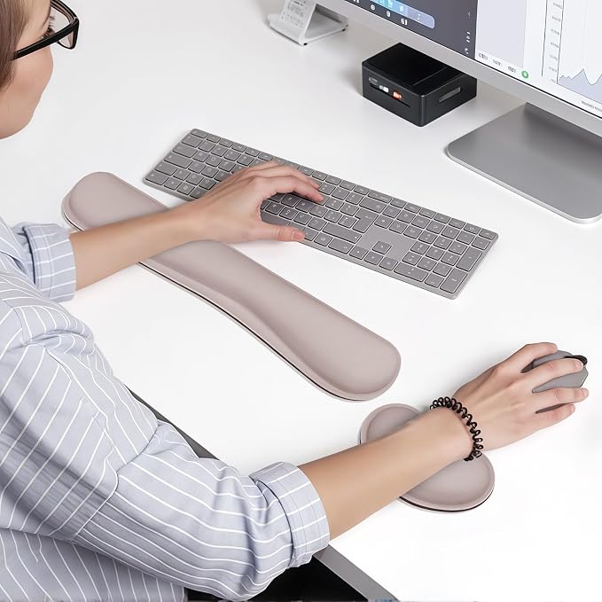 Cream Pink - 2 Wrist Rests