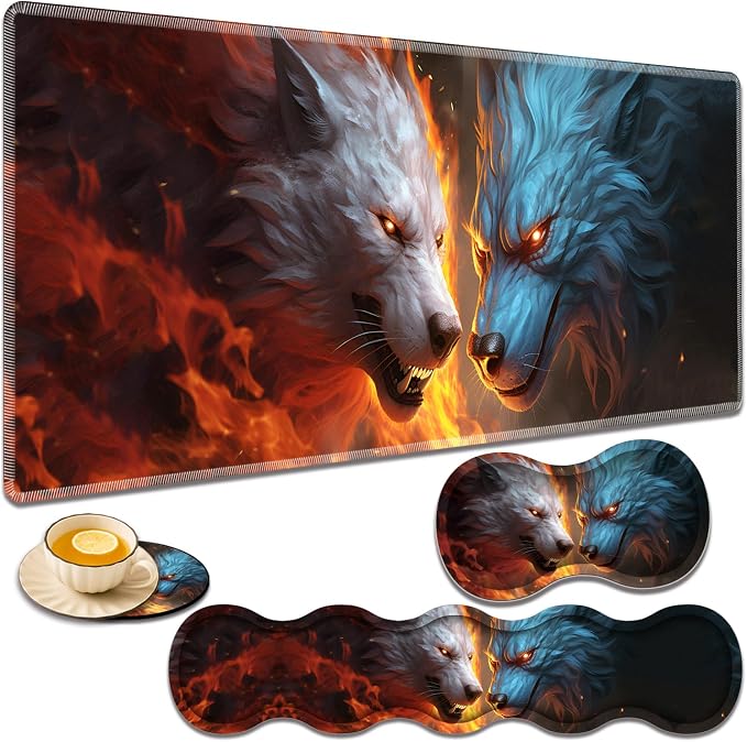 Ice Wolf and Fire Wolf