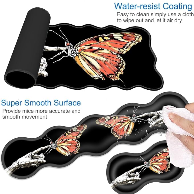 23 Skeleton Hand and Butterfly