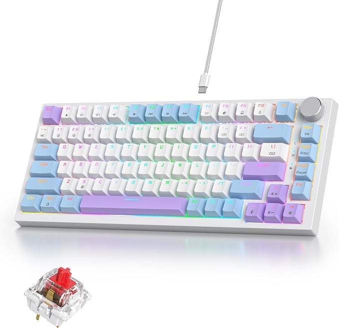 82 Purple White/Red Switch