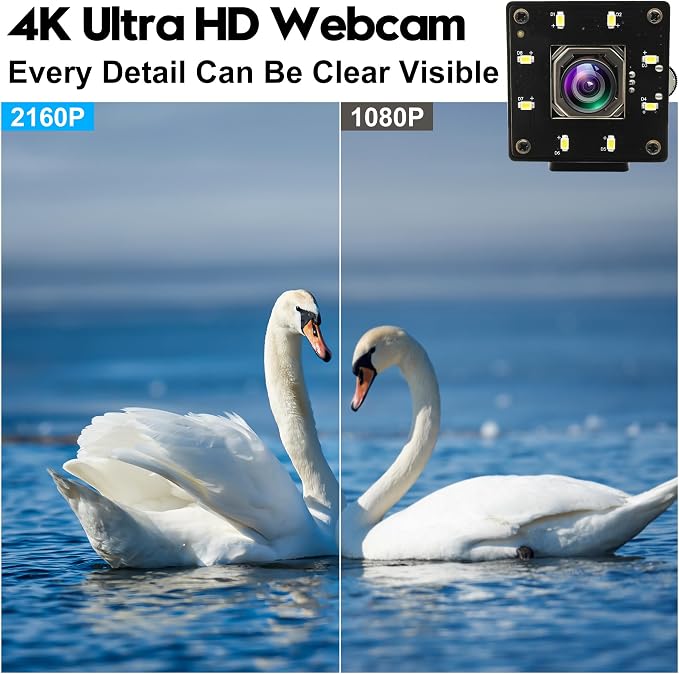 100 degree no distortion with white LED
