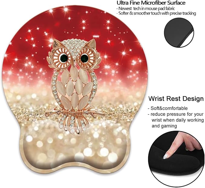Owl on Pink Background