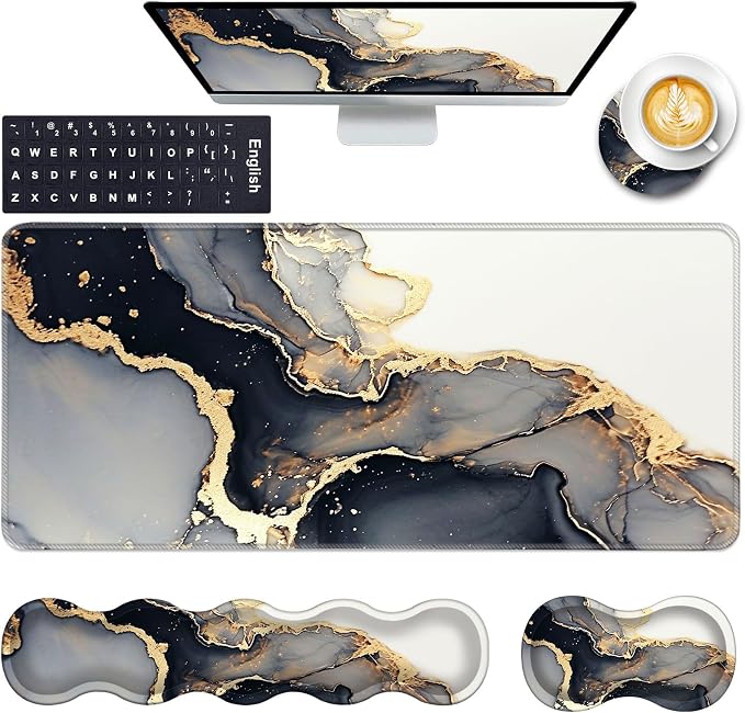 Black Gold Marble