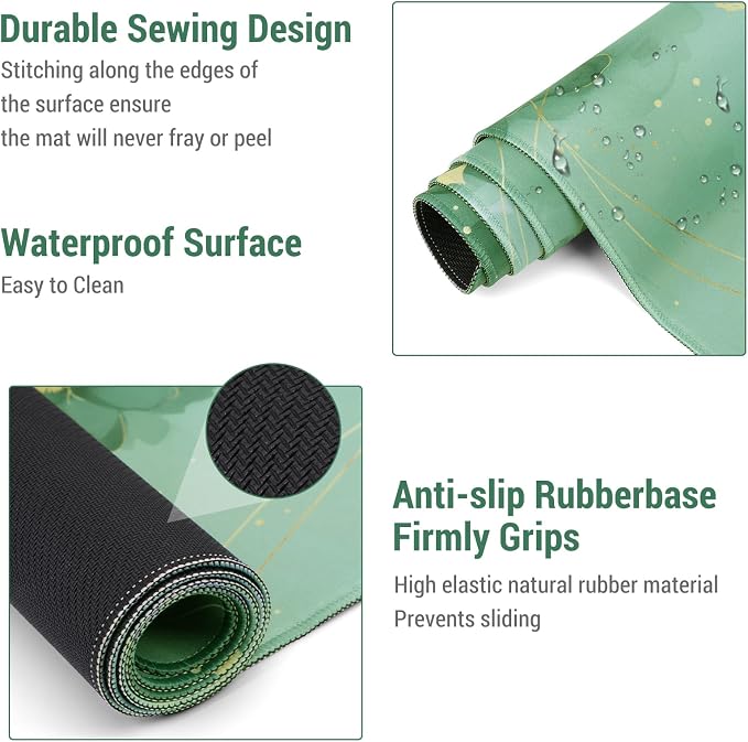 Dark Green Stained Petal