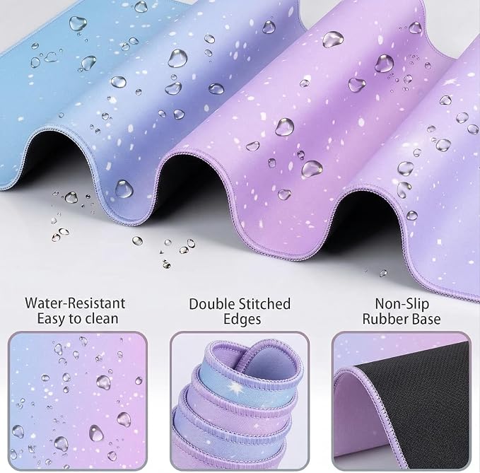 4pcs Purple Blue