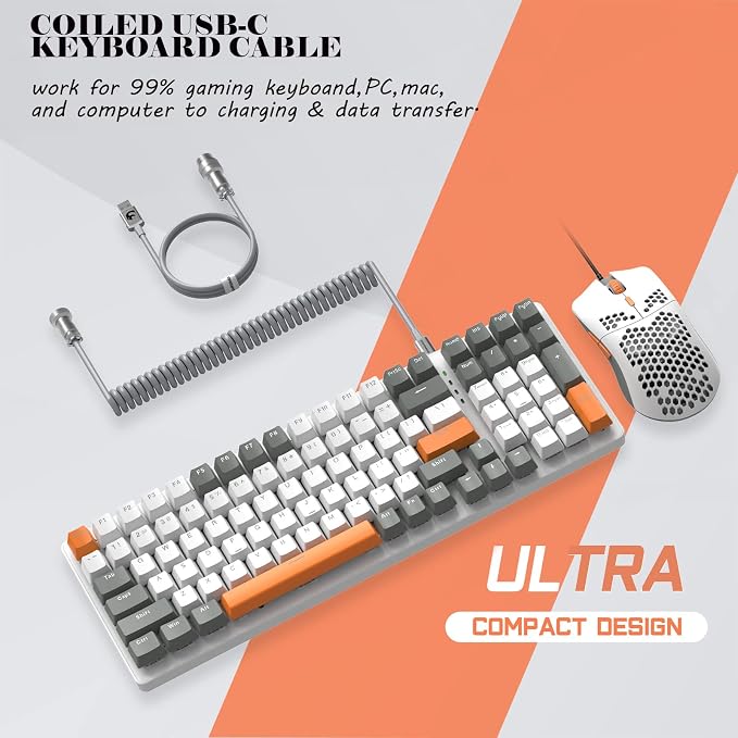White-Red Switch&Mouse
