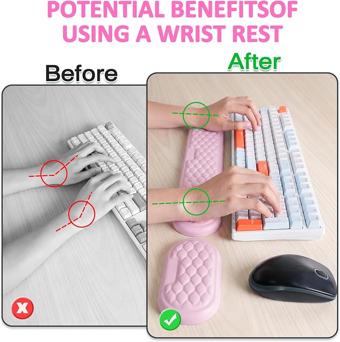 Pink Wrist Rest