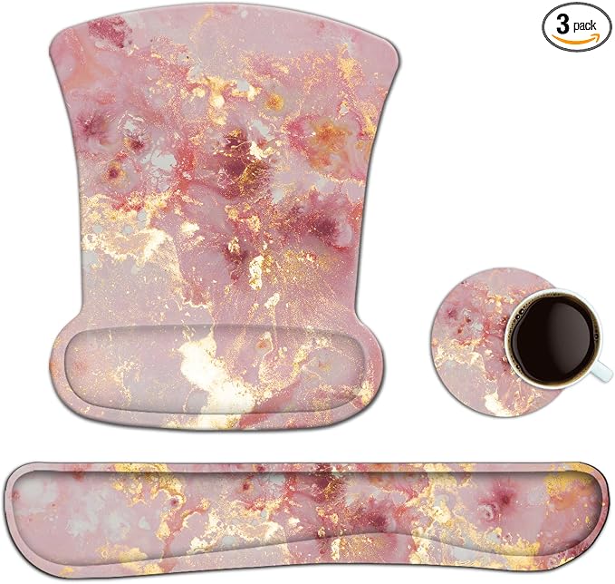 Pink Gilt Marble