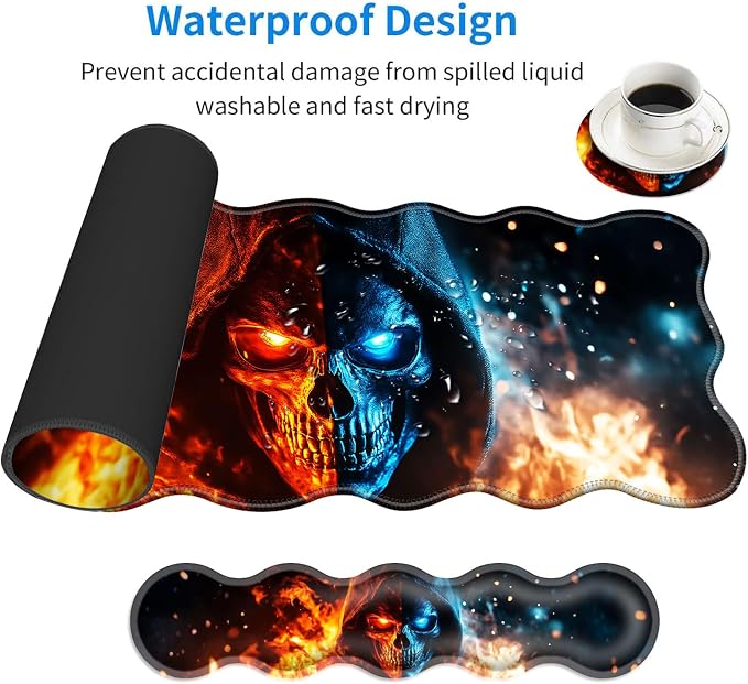 14 Flaming Skull