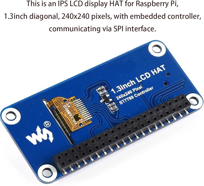 1.3inch IPS LCD Display HAT