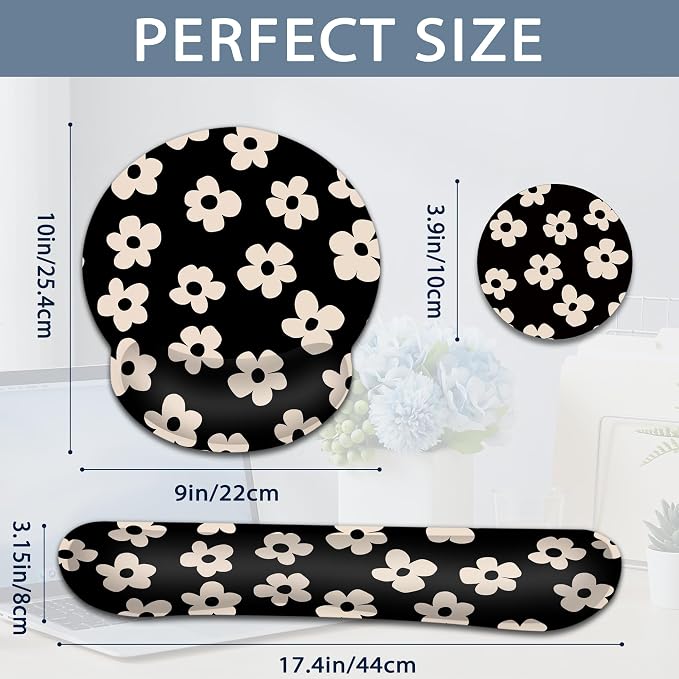 Abstract Black Flower