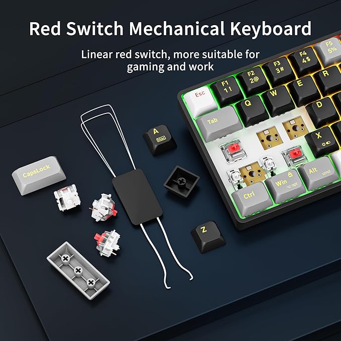 Black/White/Grey Keycaps