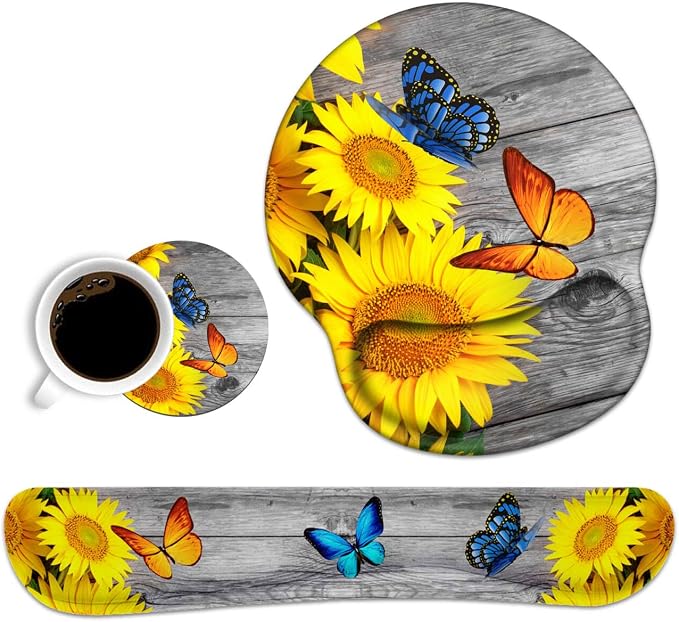Sunflower and Butterfly