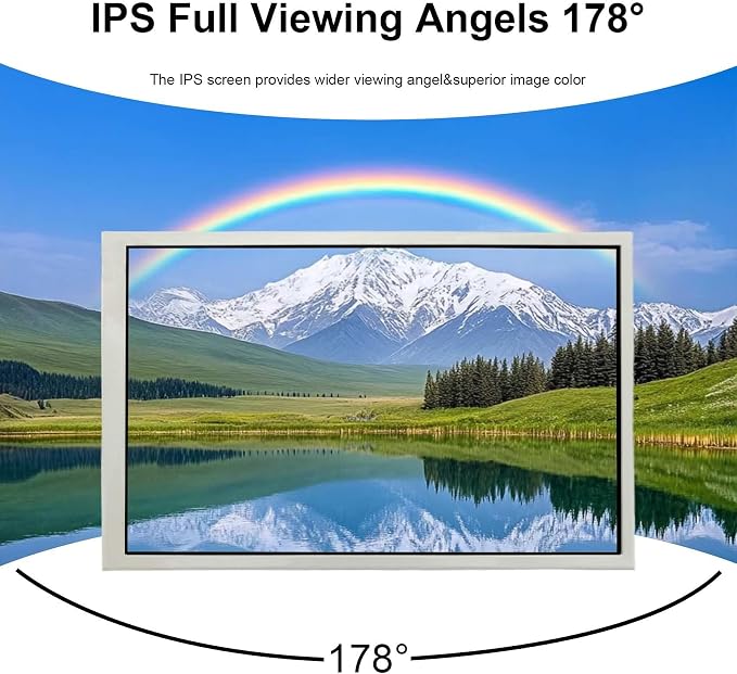 7'' LCD White