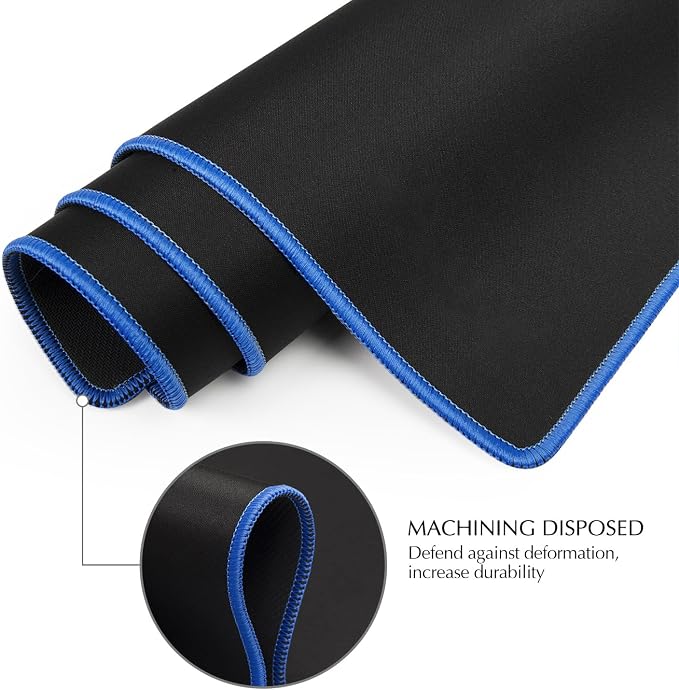 Blue Stitched Edges