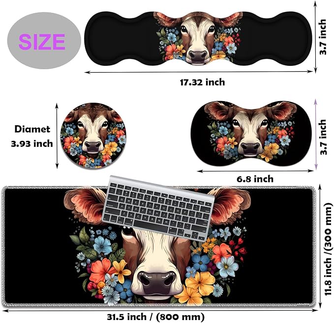 Cow in Flower