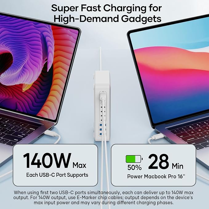 Flat Charger 500W White