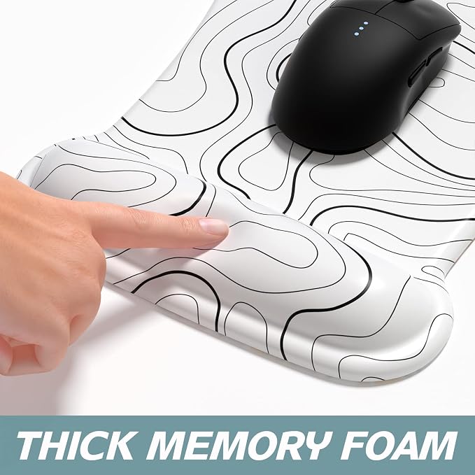 Topographic Contour White