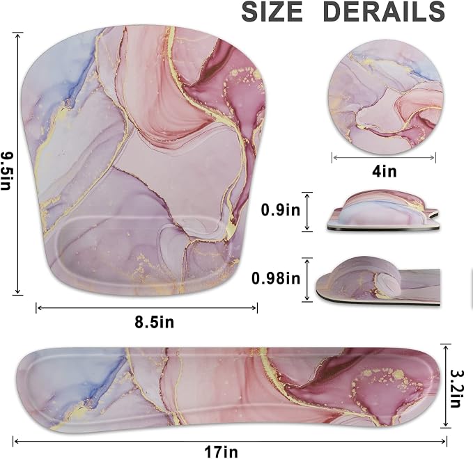 Pink Gold Marble