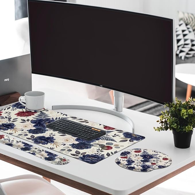Navy Blue Floral