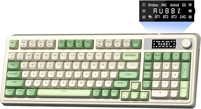 Green White