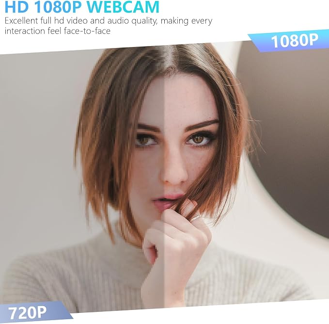 1080P Webcam USB A to C
