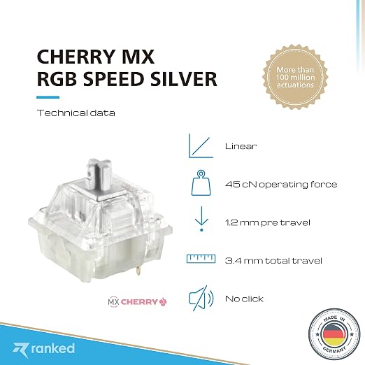 Cherry MX RGB Speed Silver