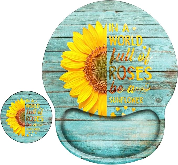Teal Sunflower