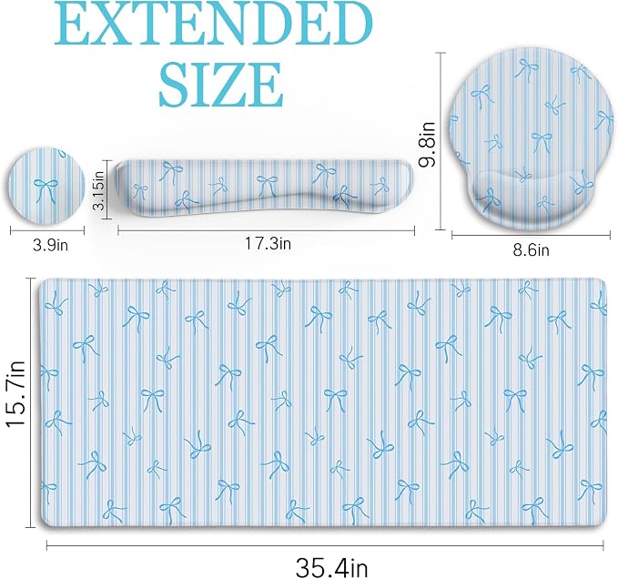 Bow Blue Stripes