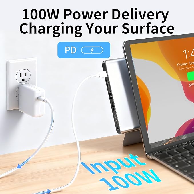 Triple Display Surface Pro 11/10/9/X Hub