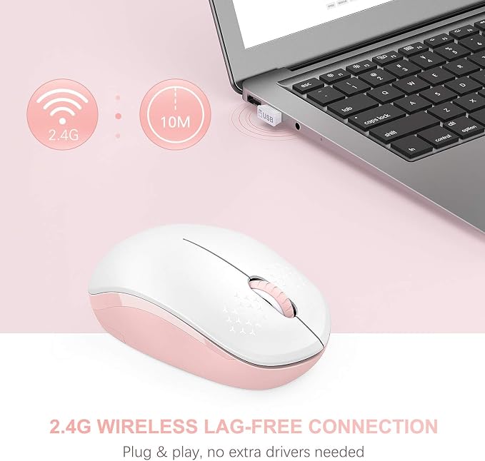 Pink and White