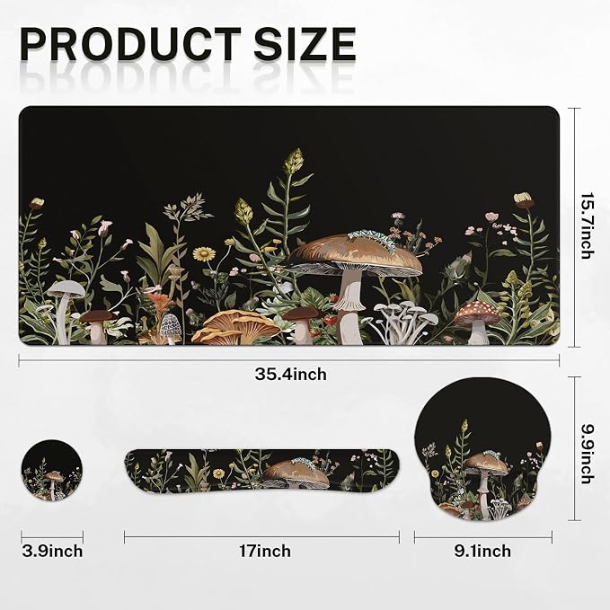 Black Mushroom Floral