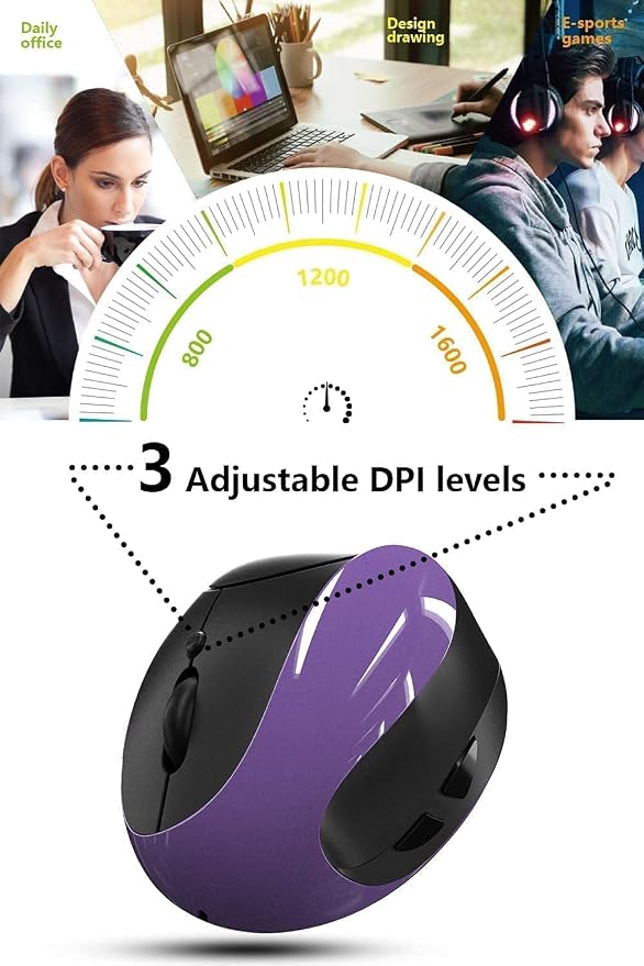 Purple - Right hand- rechargeable