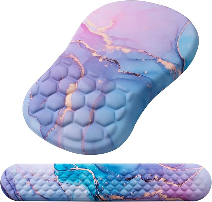 Blue Pink Marble