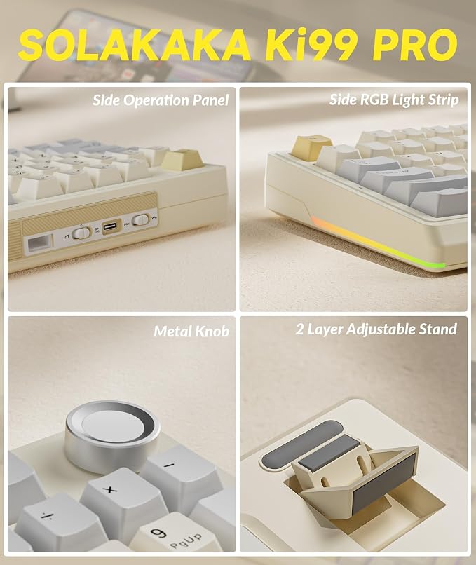 Beige-White