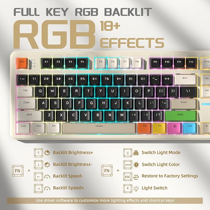 White&8 Keys