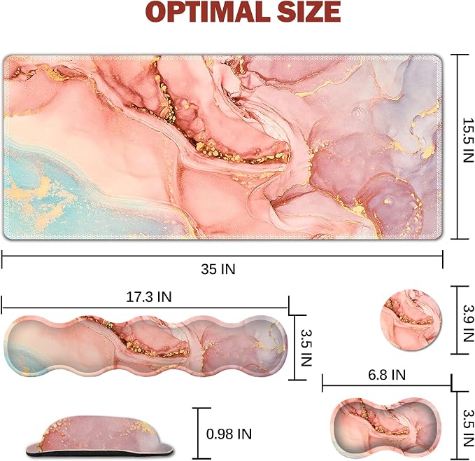 Abstract Pink Marble