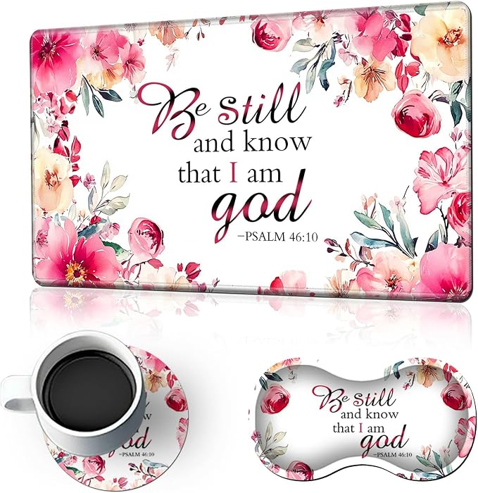 Pink Flower Psalm 46:10