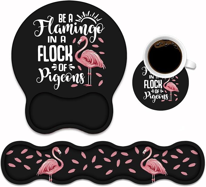 Inspirational Quote Be a Flamingo in a Flock Pigeons